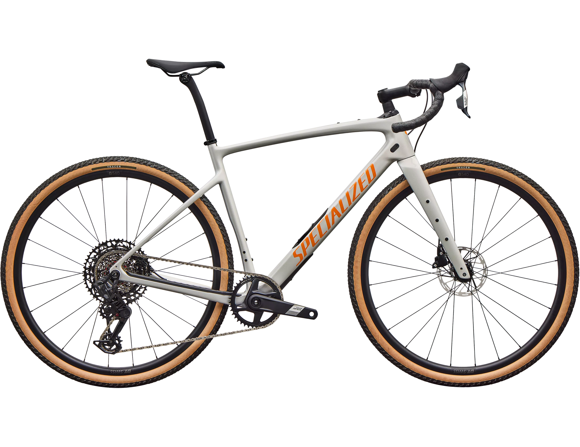 SPECIALIZED DIVERGE COMP GRAVEL BIKE 2026 IN DOLOMITE METALLIC/ORANGE ZEST