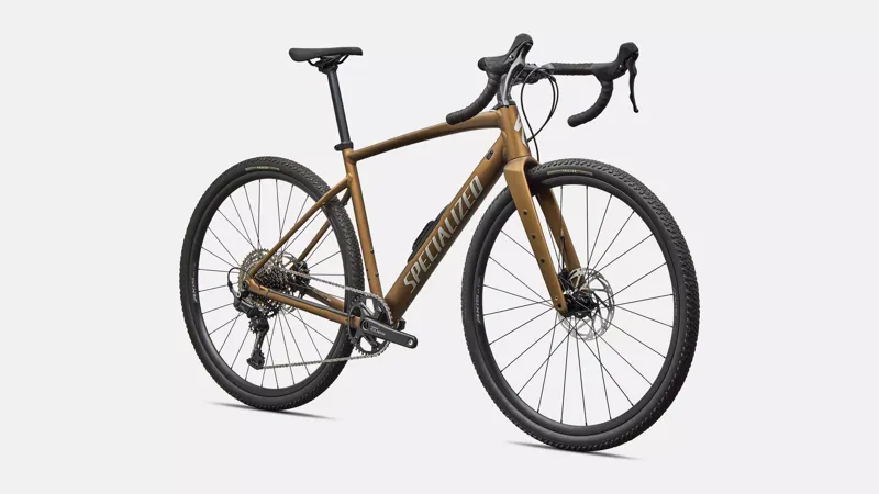 Specialized Diverge 4 E5 Sport Alloy Gravel Bike 2026 in Satin Burnt Gold Metallic/Shadow Silver-1