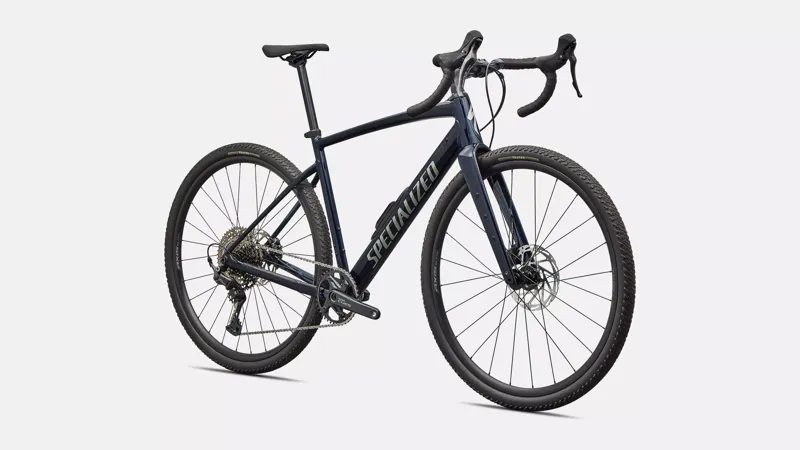 Specialized Diverge 4 E5 Sport Alloy Gravel Bike 2026 in Gloss Dark Navy/Dolomite Metallic-1