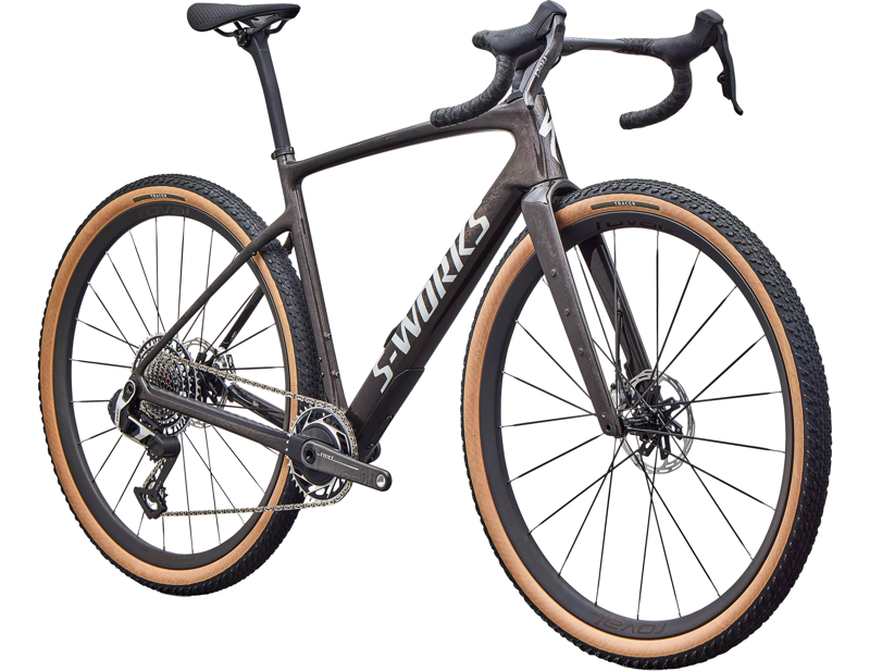 Specialized S-Works Diverge 4 AXS 700c Carbon Gravel Bike 2027 in Warm Smoke/Carbon Silver-2