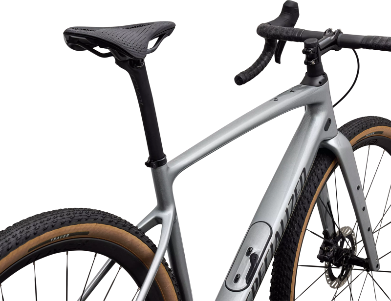 Specialized Diverge 4 Pro LTD Shimano XTR/GRX Di2 700c Gravel Bike 2027 in Gloss Shadow Silver/Obsidian Metallic-5