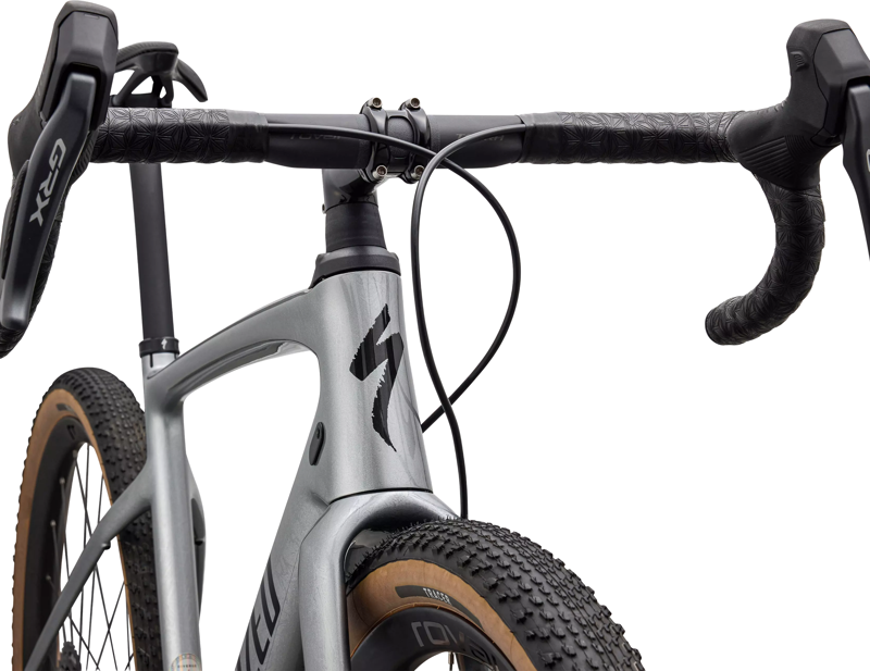Specialized Diverge 4 Pro LTD Shimano XTR/GRX Di2 700c Gravel Bike 2027 in Gloss Shadow Silver/Obsidian Metallic-4