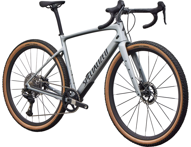 Specialized Diverge 4 Pro LTD Shimano XTR/GRX Di2 700c Gravel Bike 2027 in Gloss Shadow Silver/Obsidian Metallic-1