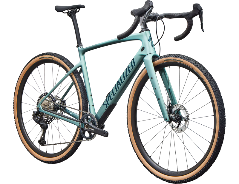 Specialized Diverge 4 Expert Shimano GRX Di2 700c Gravel Bike 2027 in Fjord Metallic/Emerald Metallic-2