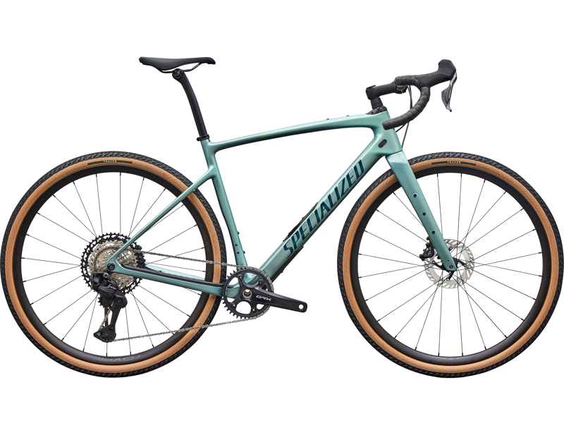 Specialized Diverge 4 Expert Shimano GRX Di2 700c Gravel Bike 2027 in Fjord Metallic/Emerald Metallic