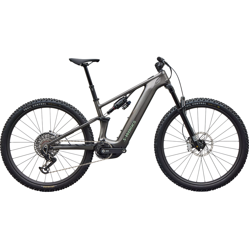 Balfes Bikes Specialized S-Works Turbo Levo R Electric Carbon Full Suspension MTB 2027 in Gloss Warm Smoke | Free postage over £30, £10 off first order, price match & 0% finance.