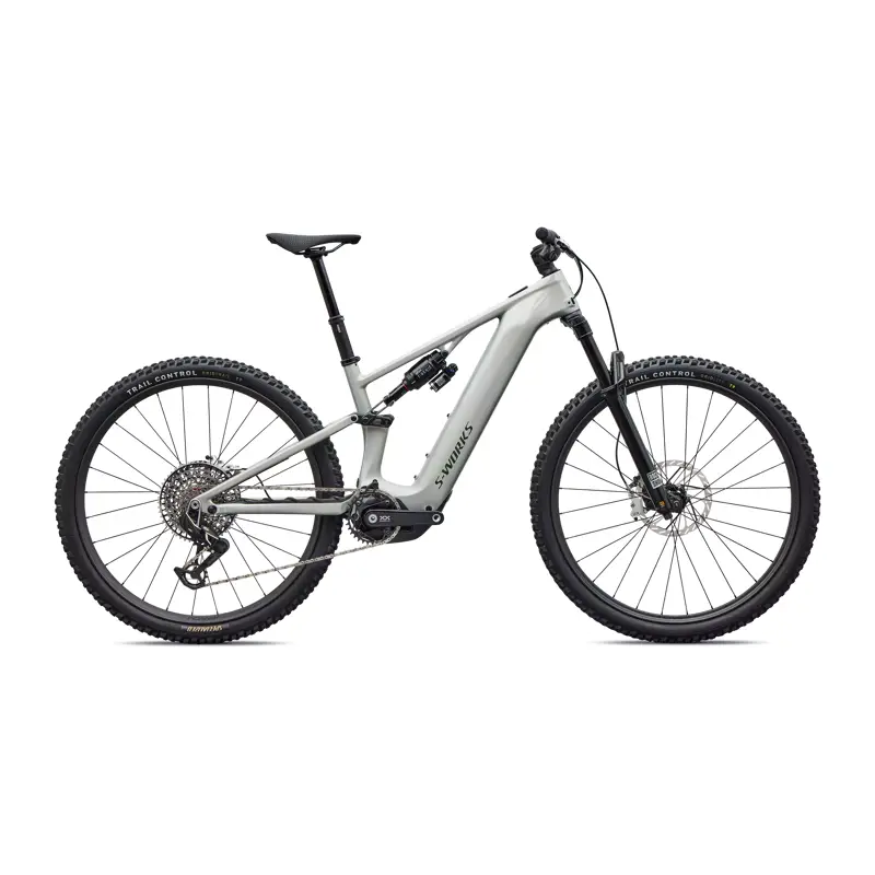 Balfes Bikes Specialized S-Works Turbo Levo R Electric Carbon Full Suspension MTB 2027 in Gloss Dolomite | Free postage over £30, £10 off first order, price match & 0% finance.