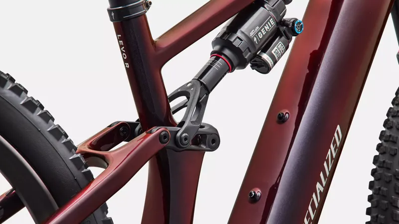 Specialized Turbo Levo R Pro Electric Full Suspension MTB 2027 in Gloss Black Red-5