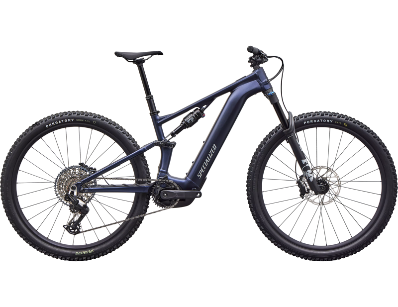 Specialized Levo R Comp Alloy Electric Full Suspension Mountain Bike 2026 in Satin Metallic Deep Marine / Shadow Silver