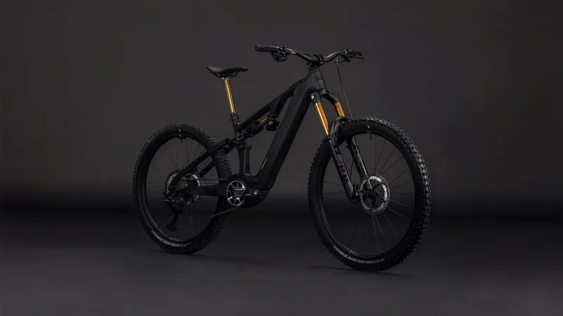 Cube Ams Hybrid one77 c:62 AT 600x Electric Mountain Bike 2026 in Carbon/Gold-7