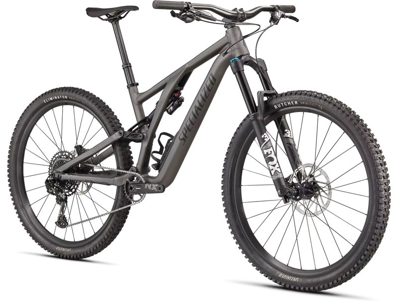 Specialized Stumpjumper EVO Comp Alloy Full Suspension Mountain Bike 2024 in Satin Smoke/Black-1