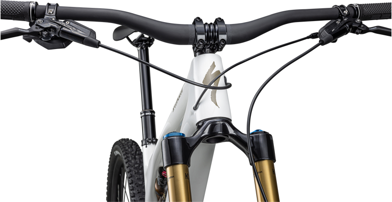 Specialized Stumpjumper EVO Pro Full Suspension Mountain Bike 2024 in Dune White/Taupe-3