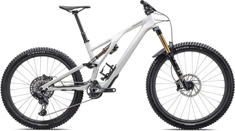 Specialized Stumpjumper EVO Pro Full Suspension Mountain Bike 2024 in Dune White/Taupe