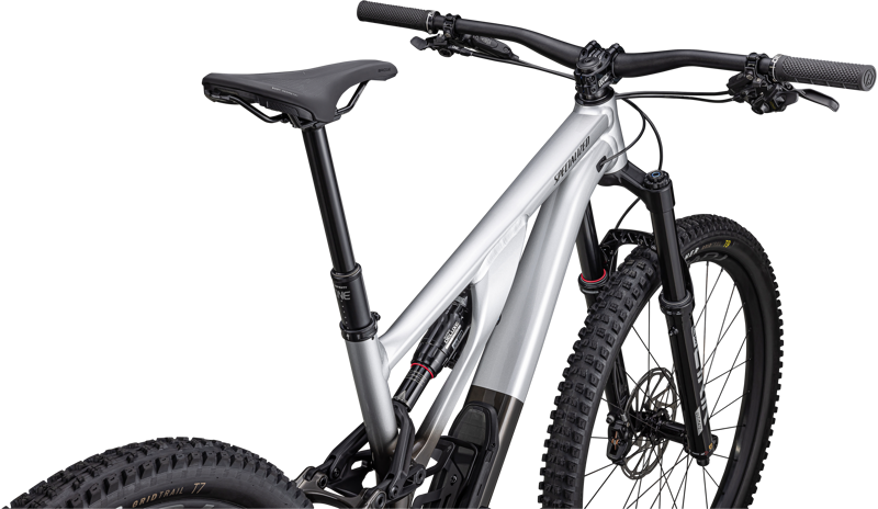 Specialized Stumpjumper EVO Elite Alloy Full Suspension Mountain Bike 2024 in Silver/Black-3