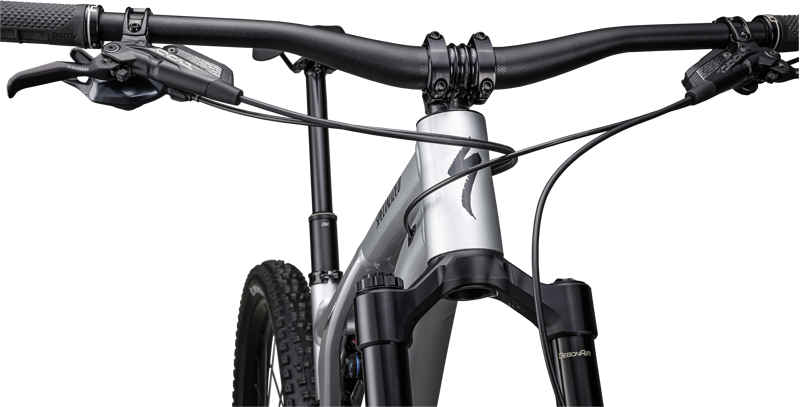 Specialized Stumpjumper EVO Elite Alloy Full Suspension Mountain Bike 2024 in Silver/Black-4