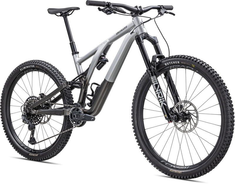 Specialized Stumpjumper EVO Elite Alloy Full Suspension Mountain Bike 2024 in Silver/Black-1