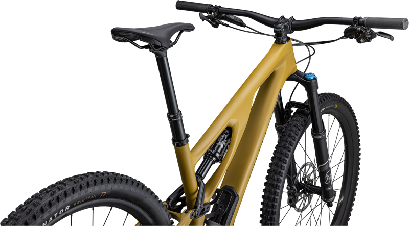 Specialized Stumpjumper EVO Comp Full Suspension Mountain Bike 2024 in Harvest Gold/Shadow-3