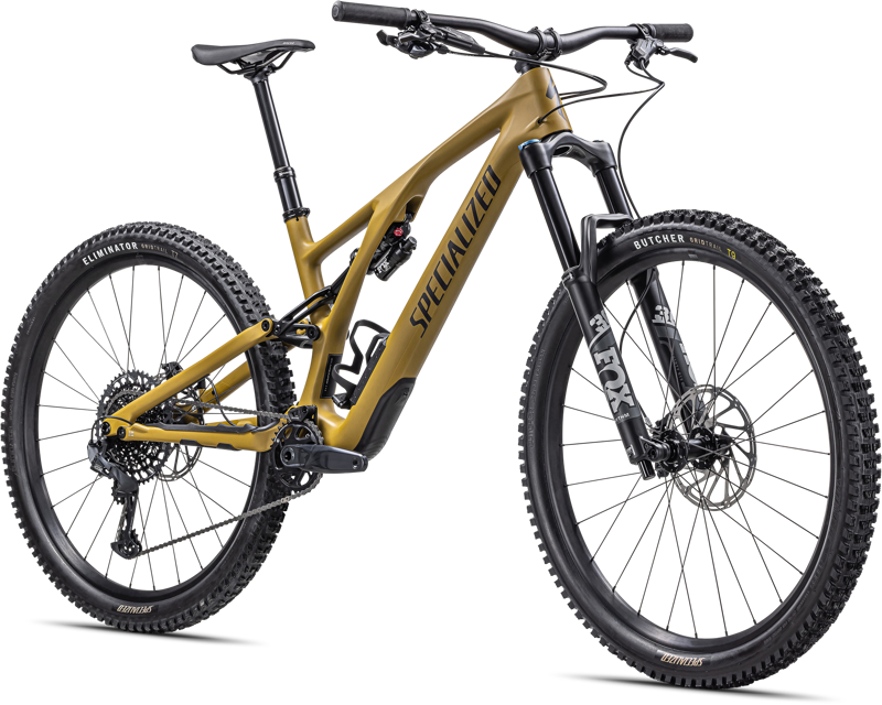 Specialized Stumpjumper EVO Comp Full Suspension Mountain Bike 2024 in Harvest Gold/Shadow-1