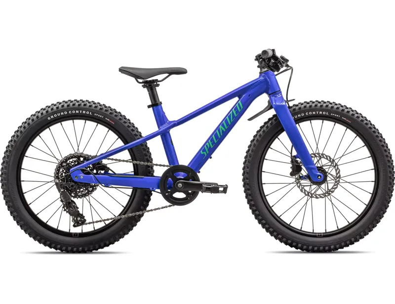Specialized Riprock 20 inch Kids Bike 2024 in Gloss Sapphire Blue and Green