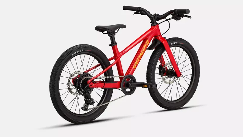 Specialized Riprock 20 Inch Kids Bike 2026 in Gloss Flored Calsun Orgzst-2