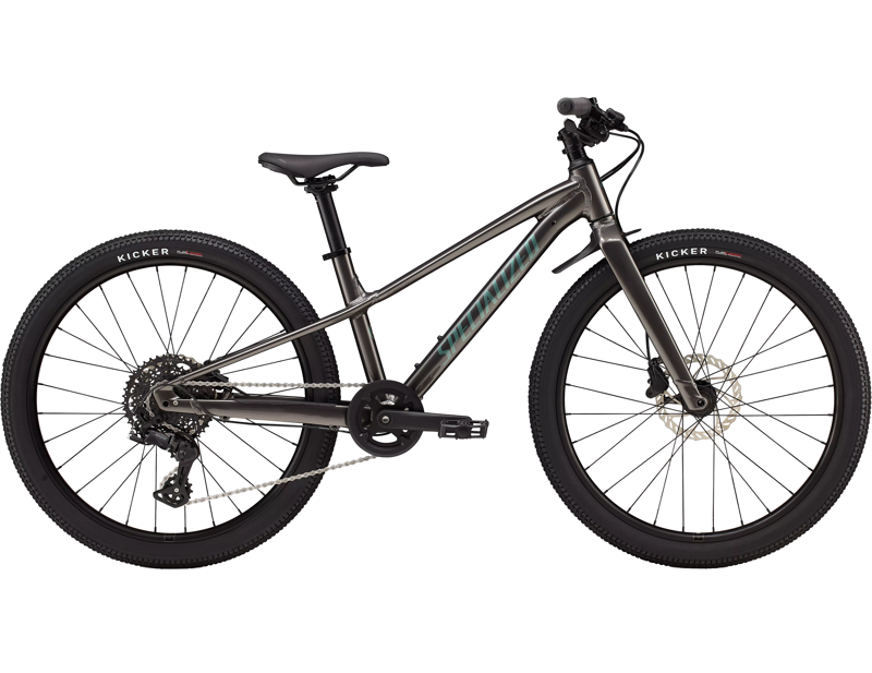 Specialized Riprock 24 Inch Kids Bike 2026 in Gloss Smoke / Fjord Metallic