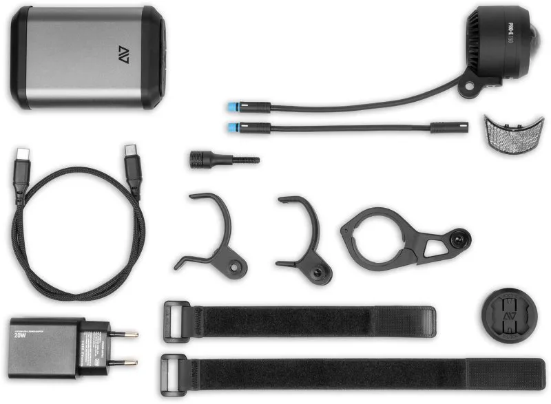 Acid Front Light Pro-E 150 with Powerbank in Black/Grey-5
