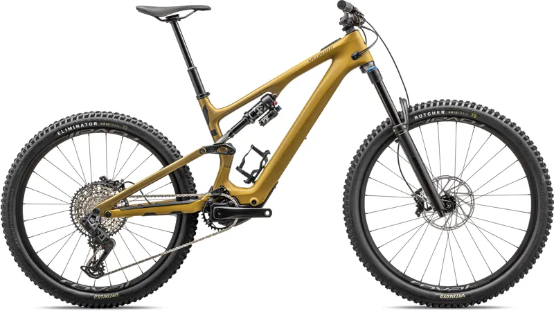 Balfes Bikes Specialized Turbo Levo SL Expert Carbon Electric Full Sus Mountain Bike 2025 in Harvest Gold/Obsidian | Free postage over £30, £10 off first order, price match & 0% finance.
