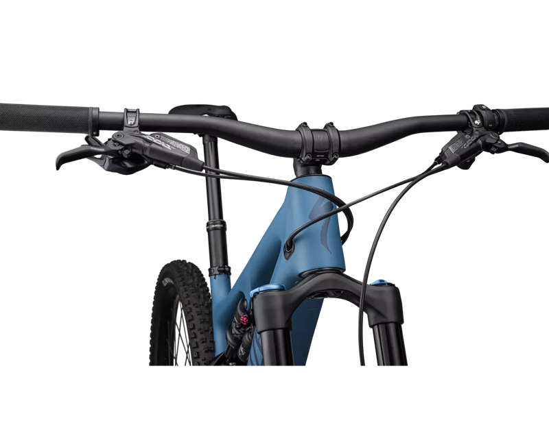 Specialized Levo SL Comp Carbon Full Suspension Electric Mountain Bike 2024 in Mystic Blue/Silver-3