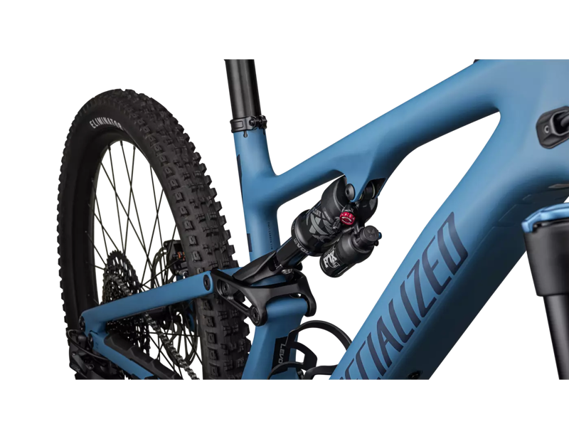 Specialized Levo SL Comp Carbon Full Suspension Electric Mountain Bike 2024 in Mystic Blue/Silver-4