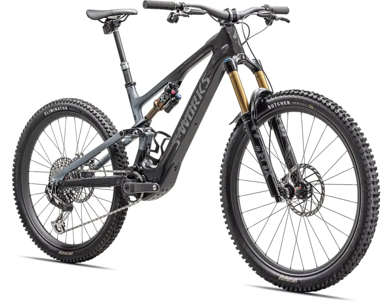 Specialized S-Works Turbo Levo SL Carbon Electric Full Suspension Mountain Bike 2024 in Carbon/Fog/Liquid Metal-1