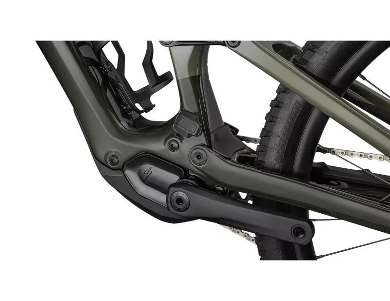 Specialized Turbo Levo SL Expert Carbon Electric Full-Suspension Mountain Bike 2024 in Black/Green/Gold-6