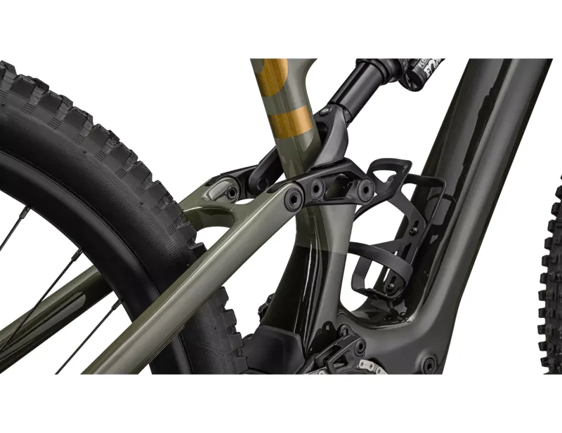 Specialized Turbo Levo SL Expert Carbon Electric Full-Suspension Mountain Bike 2024 in Black/Green/Gold-7