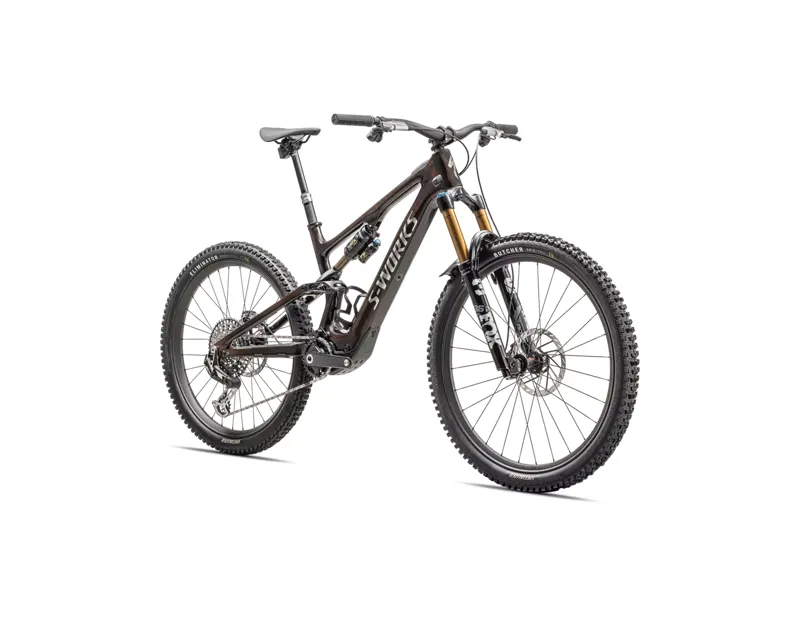 Specialized S-Works Turbo Levo SL Electric Full Suspension Mountain Bike 2026 in Brown/Gunmetal Impasto-1