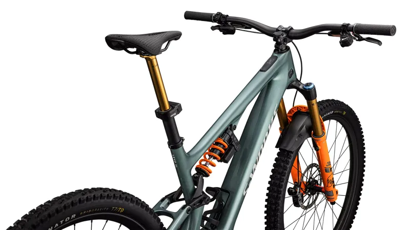 Specialized S-Works Turbo Levo SL 2 LTD Full Suspension Electric Mountain Bike 2026 in Gloss Fjord Metallic / Dolomite Metallic-3
