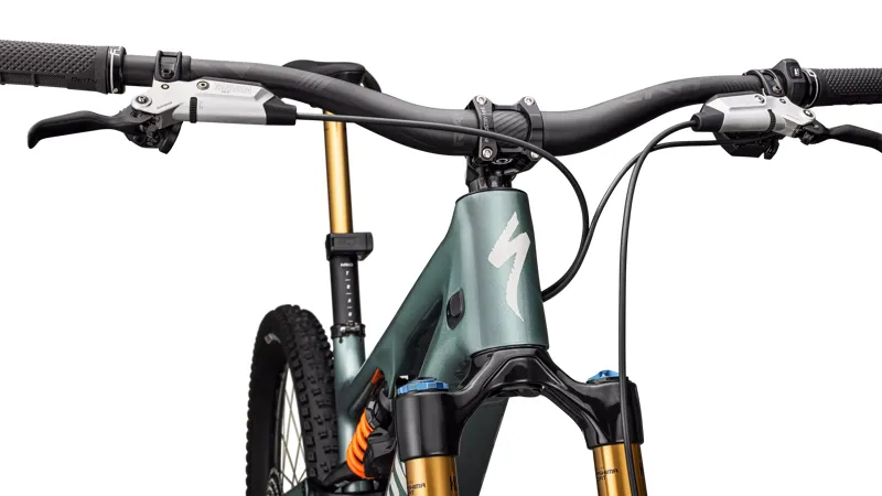 Specialized S-Works Turbo Levo SL 2 LTD Full Suspension Electric Mountain Bike 2026 in Gloss Fjord Metallic / Dolomite Metallic-4