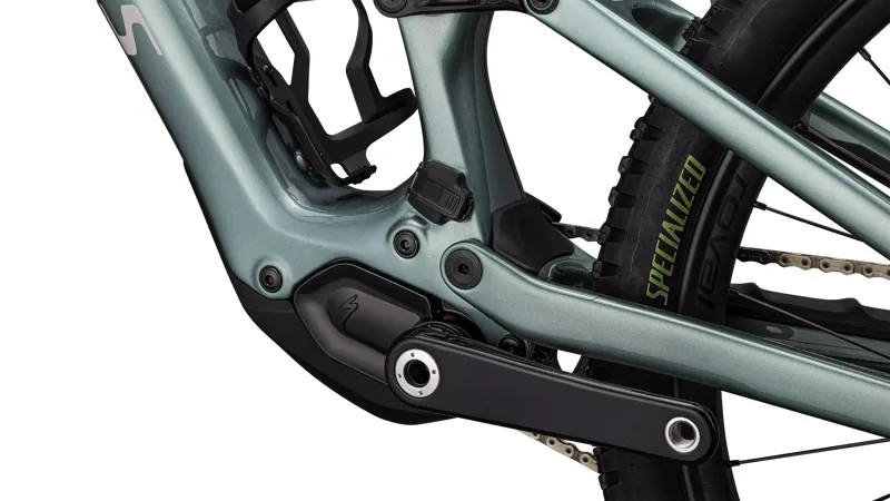 Specialized S-Works Turbo Levo SL 2 LTD Full Suspension Electric Mountain Bike 2026 in Gloss Fjord Metallic / Dolomite Metallic-6