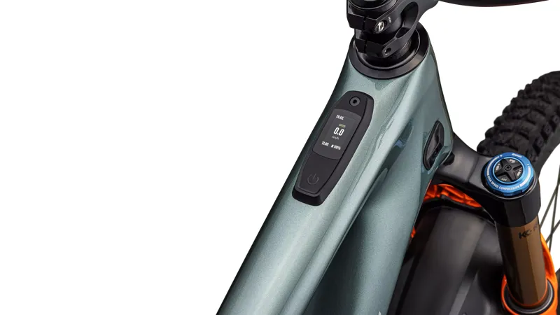 Specialized S-Works Turbo Levo SL 2 LTD Full Suspension Electric Mountain Bike 2026 in Gloss Fjord Metallic / Dolomite Metallic-8