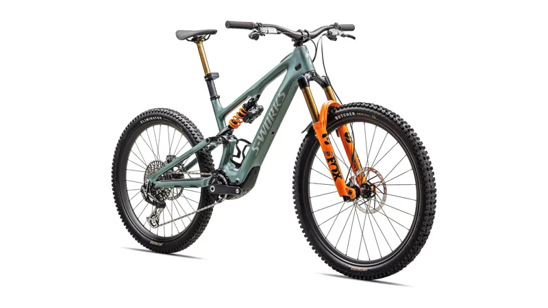 Specialized S-Works Turbo Levo SL 2 LTD Full Suspension Electric Mountain Bike 2026 in Gloss Fjord Metallic / Dolomite Metallic-1