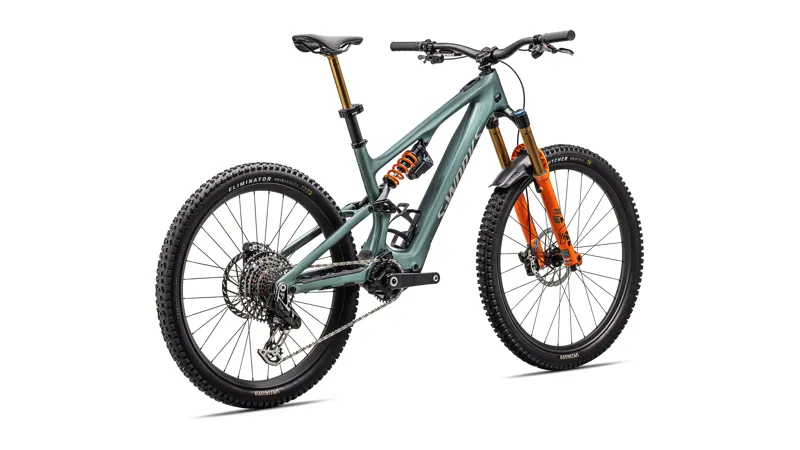 Specialized S-Works Turbo Levo SL 2 LTD Full Suspension Electric Mountain Bike 2026 in Gloss Fjord Metallic / Dolomite Metallic-2