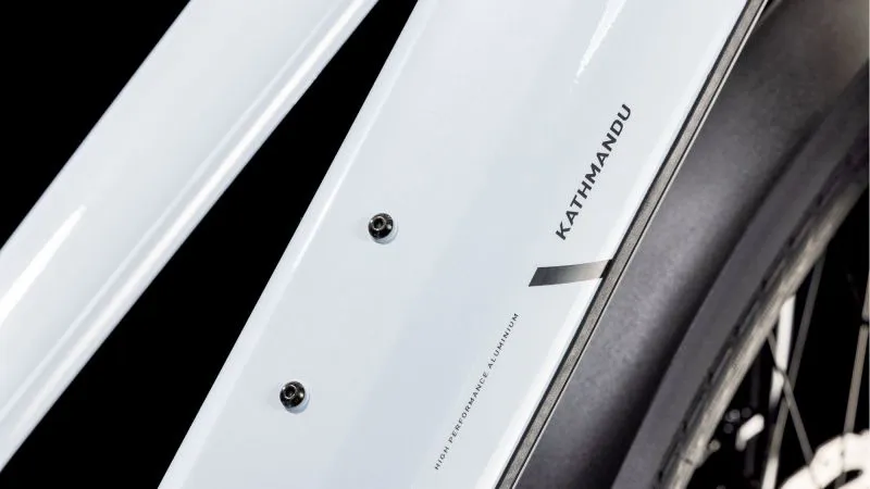 Cube Kathmandu Hybrid One 800 Electric Hybrid Bike 2025 in Polar White/Black-1