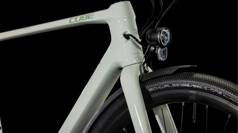 Cube Nulane C:62 SLX FE Gravel Bike 2025 in Dessert Stone/Green-4
