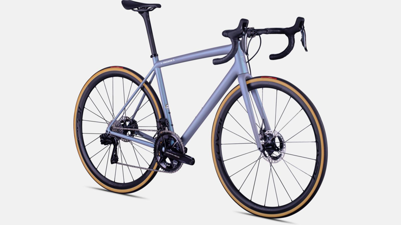 Specialized S-Works Aethos Dura-Ace Di2 Road Bike 2023 in Grey-1