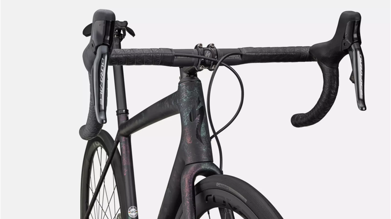 Specialized S-Works Aethos Dura-Ace Di2 Road Bike 2024 in Obsidian/Lapis/Abalone -5