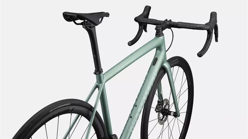 Specialized Aethos Pro Ultegra Di2 Road Bike 2024 in White Sage-3