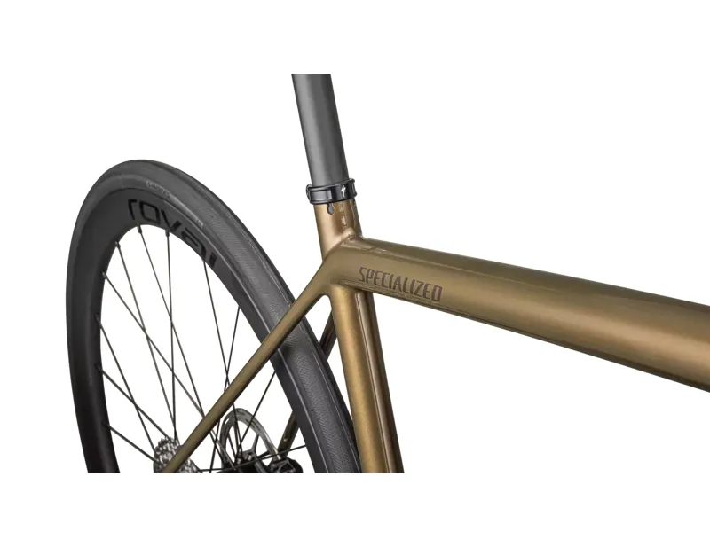 Specialized Aethos Expert Rival eTap AXS Road Bike 2025 in Burnt Gold/Doppio-5