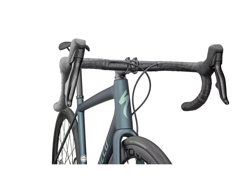 Specialized Aethos Expert Rival eTap AXS Road Bike 2025 in Lake/Green-4