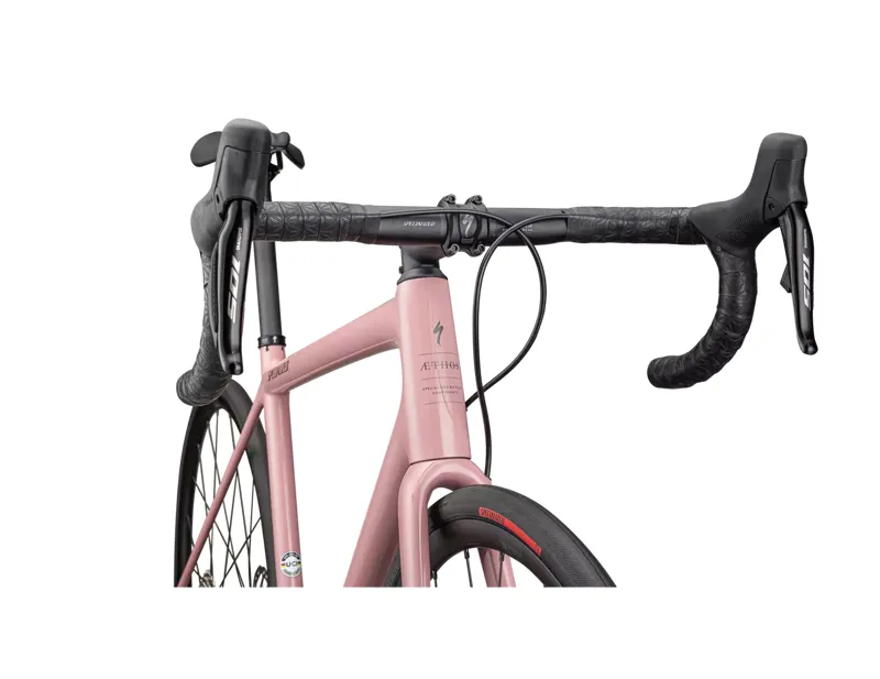 Specialized Aethos Comp 105 Di2 Road Bike 2025 in Dusky Pink/ Smoke-4