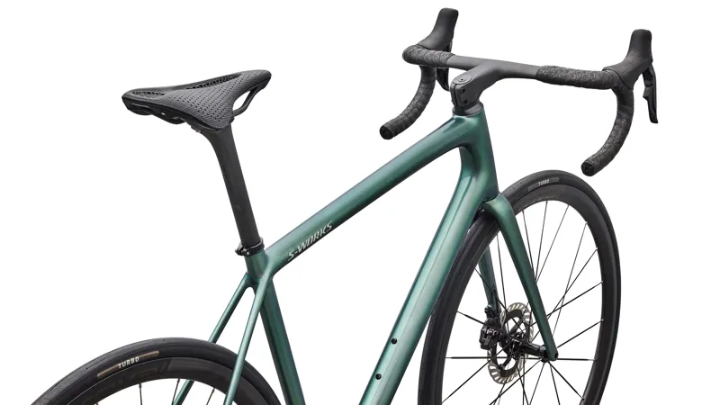 Specialized S-Works Aethos 2 Di2 Road Bike 2026 in Premium Fjord Metallic / Dolomite Metallic-1