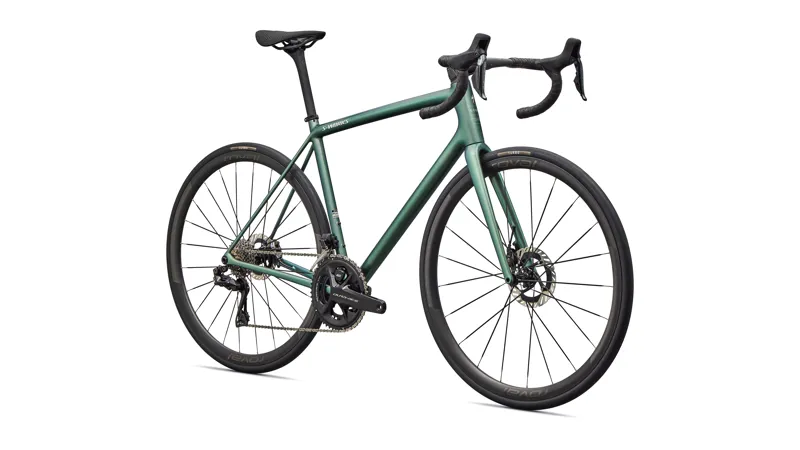 Specialized S-Works Aethos 2 Di2 Road Bike 2026 in Premium Fjord Metallic / Dolomite Metallic-2