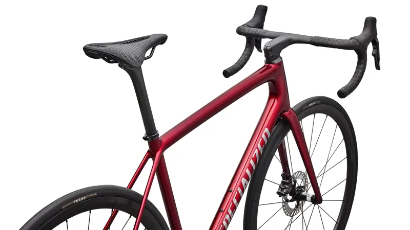 EX DEMO Specialized Aethos 2 Pro Di2 Road Bike 2026 49cm in Gloss Red Sky/Chrome-2